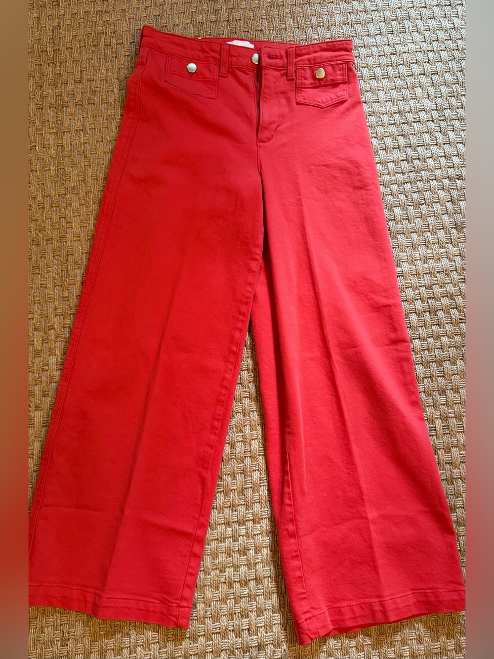 H&M Wide Leg Women's Jeans - Red. Never worn